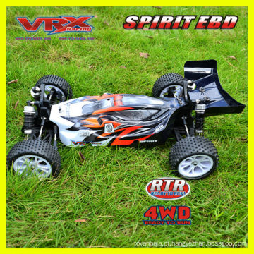 VRX RACING espírito EBD durável 1/10 RC carro elétrico, venda quente 4WD escovado buggy, carro RC 1/10 carro elétrico sem escova